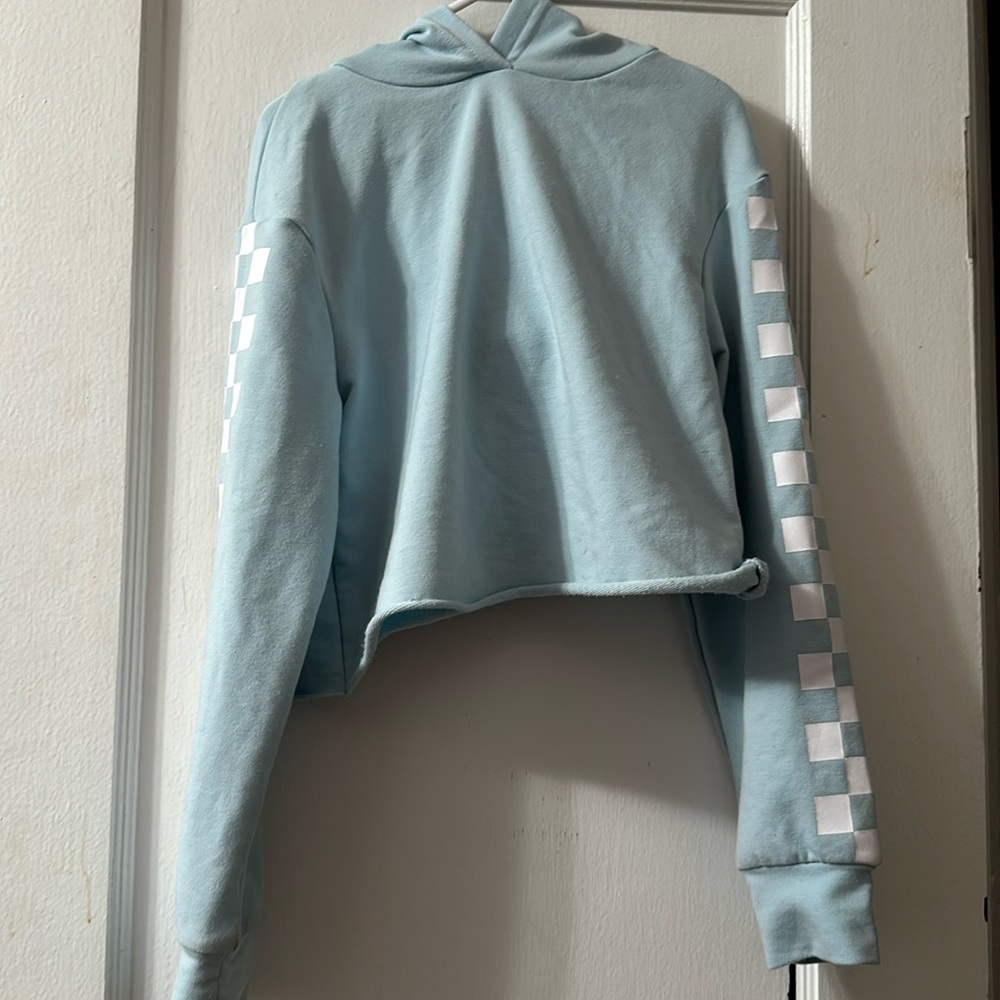 Girls blue cropped top